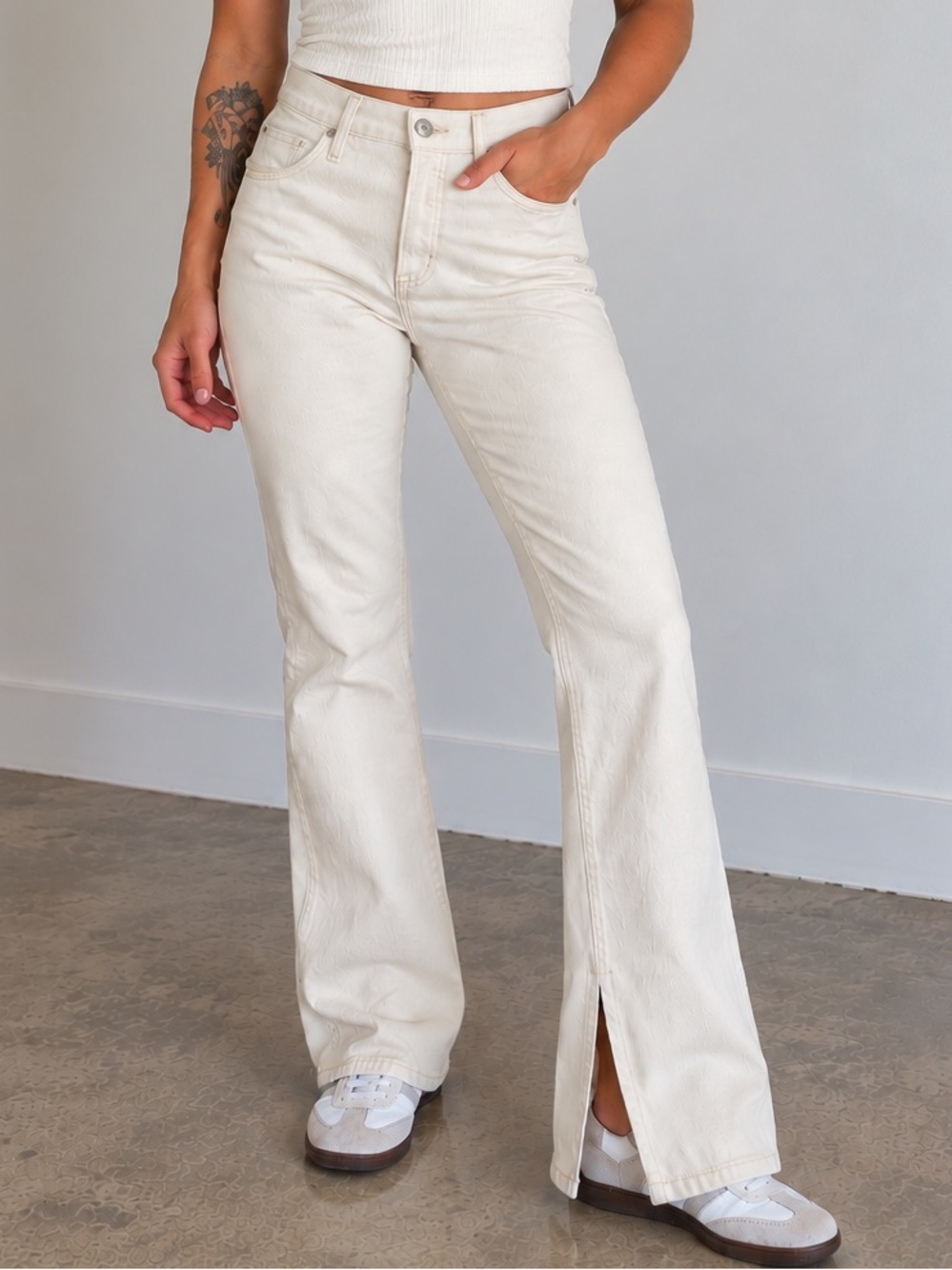 Citizens of Humanity Georgia High Rise Bootcut Jeans Size 26 White